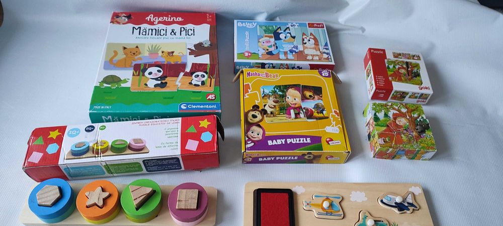 Детски пъзели Goki ,влакче,мами и деца и др.