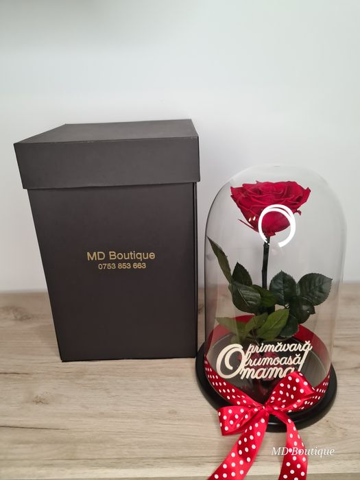 Trandafir criogenat + cutie