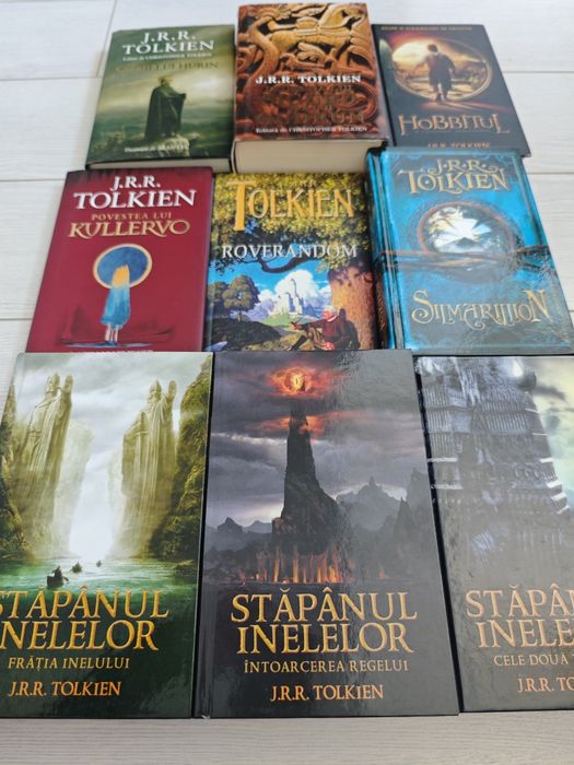 Set Tolkien, Editura Rao, 10 vol, Cartonat, stare buna