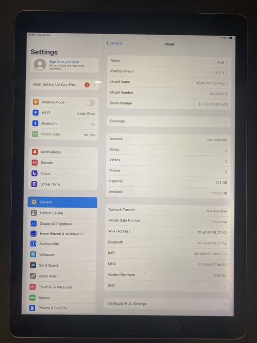 Apple iPad Pro 12.9 inch (2015) 128GB ID-XXL937