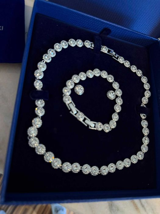 Set Bijuterii Swarovski Angelic Silver//Premium