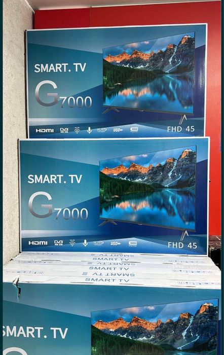 Новый телевизор Смарттв голосовое управления отау тв тонкой