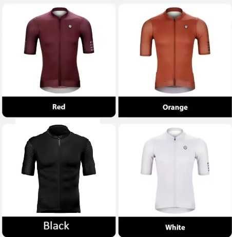 Tricou ciclism premium noi marimi diverse Darevie alb rosu negru portocaliu M L sau XL