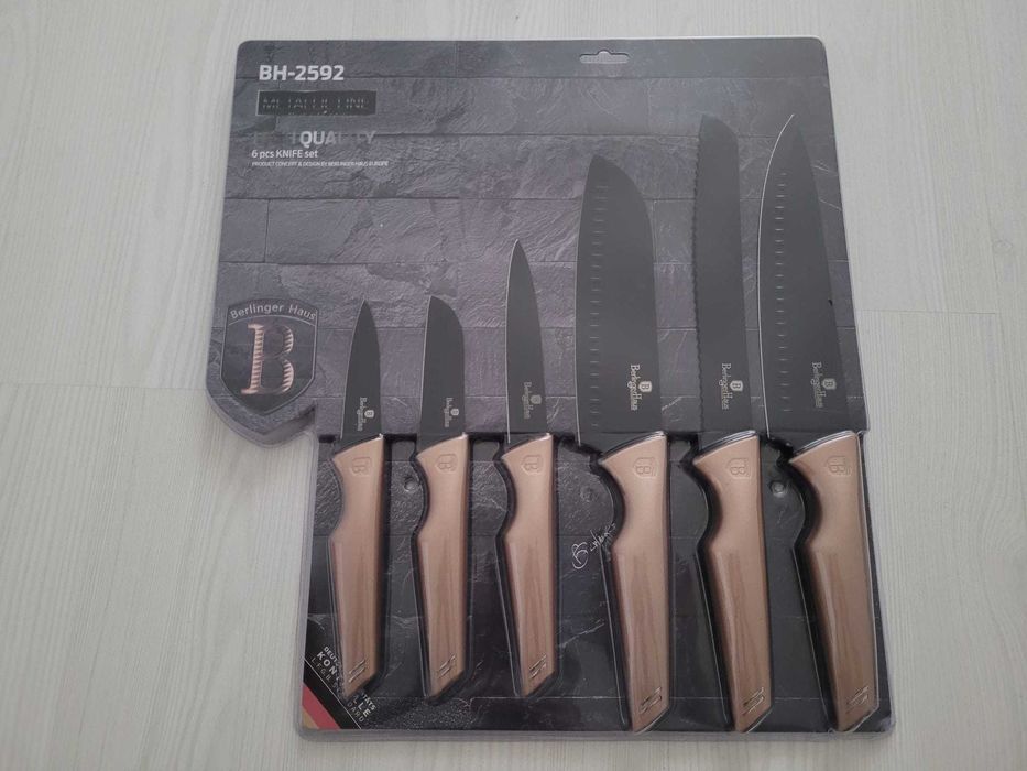 Set 6 cutite Berlinger Haus BH-2592 Metalic Rose Gold, NOU, 79 Lei