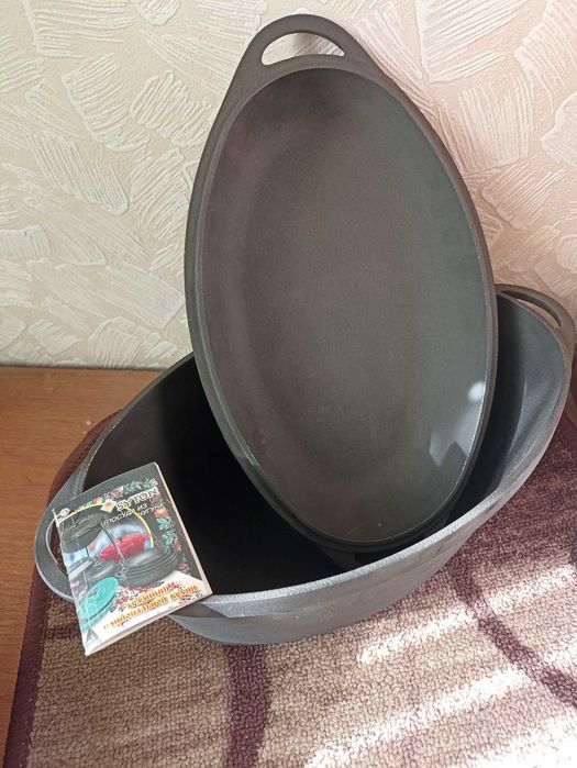 Продам новую чугунную гусятницу 5 литров