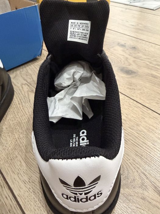 Adidas Superstar чёрные (38,5)