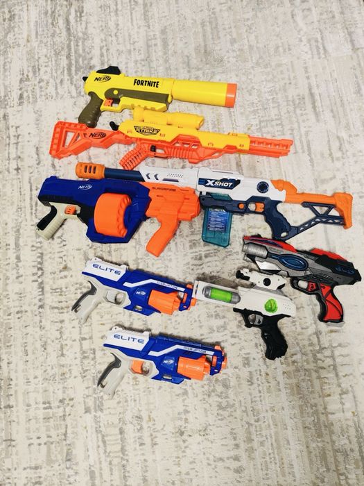 Блатеры Nerf,X-Shot,Hutsman