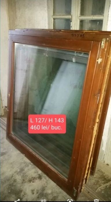 Geam lemn cu sticla termopan