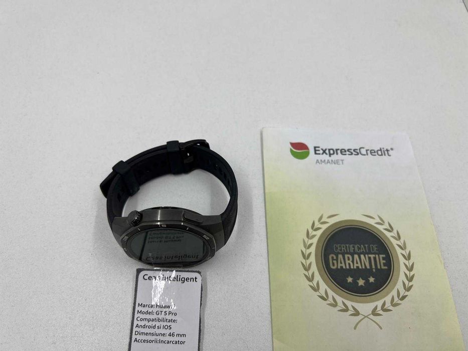 Smartwatch Huawei GT 5 Pro 46 mm  (Ag25 Belvedere B.42047) Garantie 2 ani!
