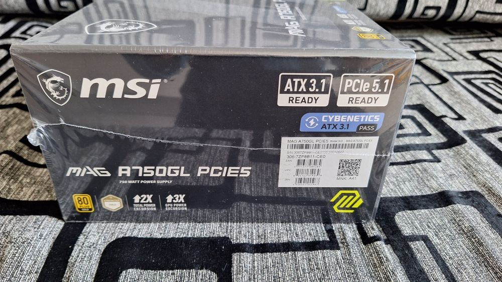 Sursa MSI MAG A750GL, inca sigilata cu garantie