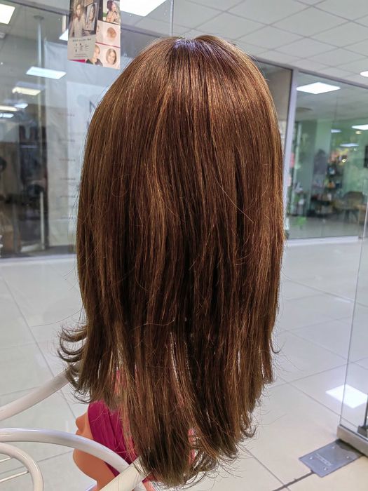 Перука от естествена коса с  дължина 50 см