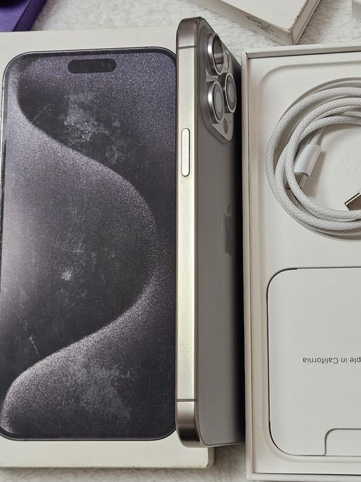 iPhone 15  PRO MAX, 84%  bateria,,512 Gb, Stare foarte buna