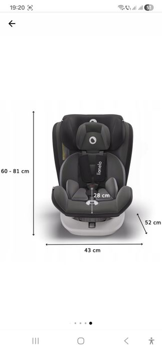 Scaun auto bebe cu isofix