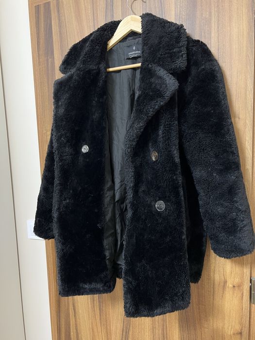 Teddy bear палто Stradivarius, S размер