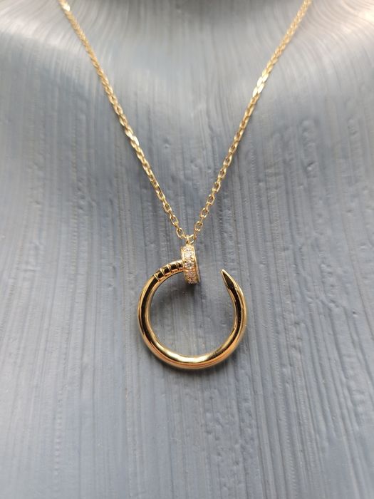 Колие -Розово- CARTIER Juste un clou 36 брилянта