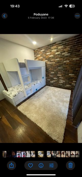 Двуетжано детско легло