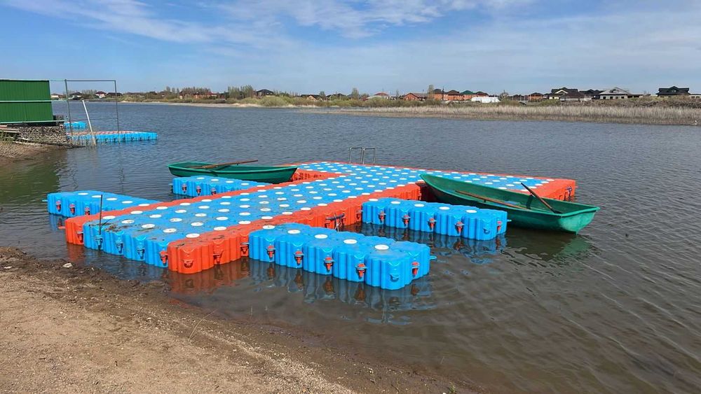 Мост из пластика (понтоны от производителя)