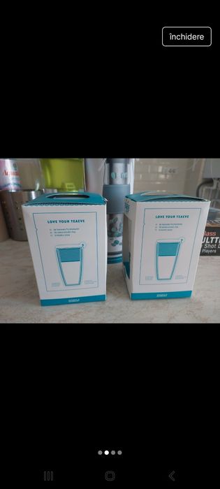 Set ceai termos și 2 cani