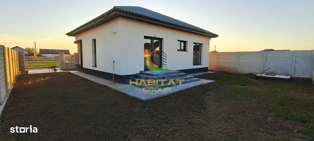 Casa pe parter, 3 camere, teren 359 mp, 300 mp STV  Vidra