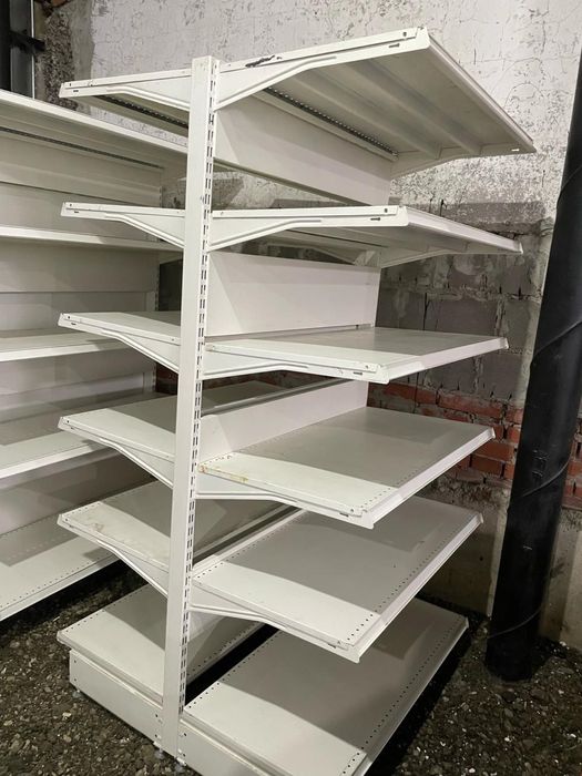 Стеллажи двусторонние б/у