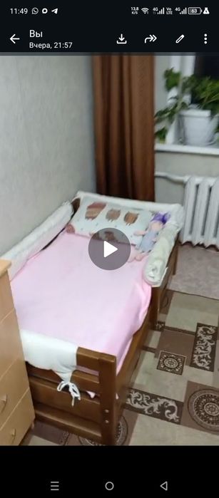 Кровать детская с ящиками