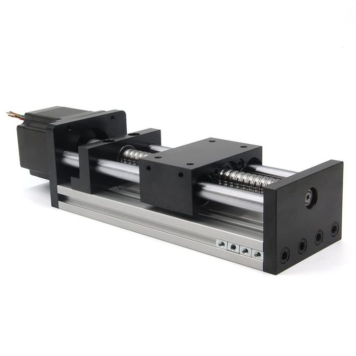 Șurub cu bile de ghidare cu axă optică dublă de 100 mm Befenybay SFU1605 cu motor pas cu pas NEMA23 pentru router CNC