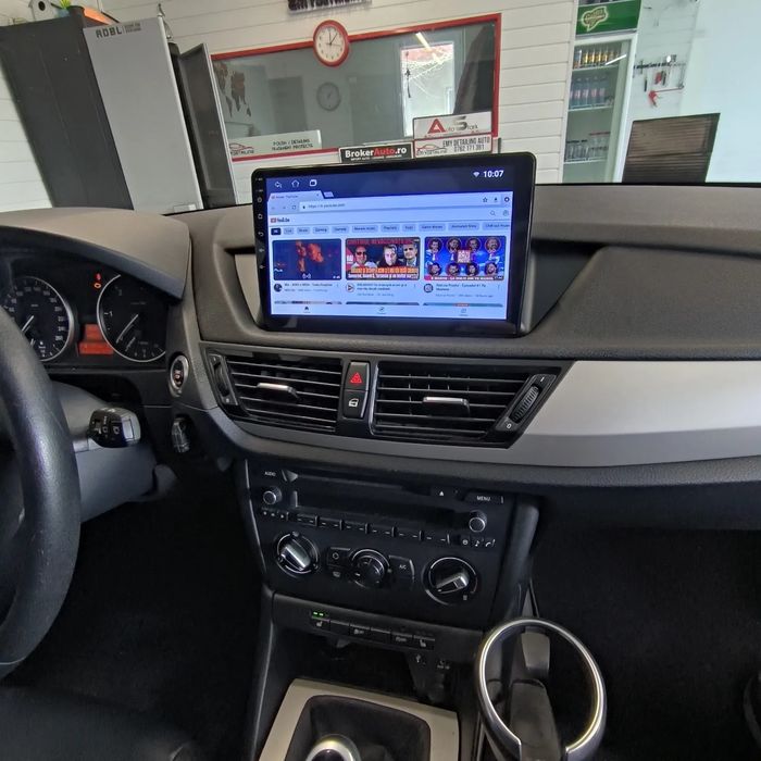 Navigatie Android BMW X1 E84 2009-2012 Waze YouTube GPS BT USB