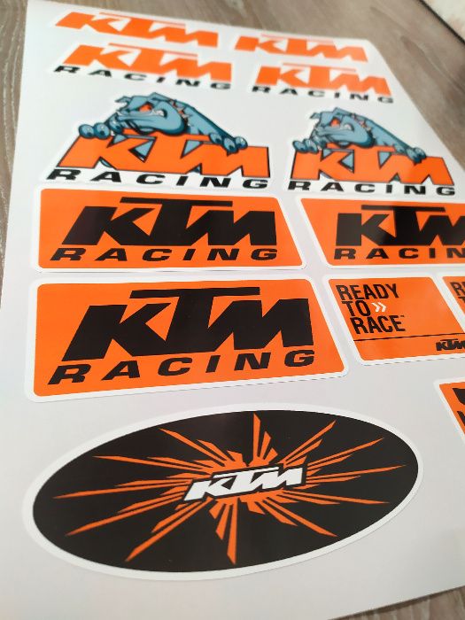 Стикери КТМ KTM емблеми лога - 15 бр. общо Sticker