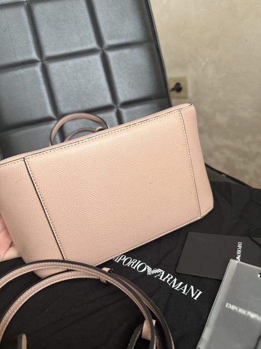Чанта Emporio Armani Сафиано кожа