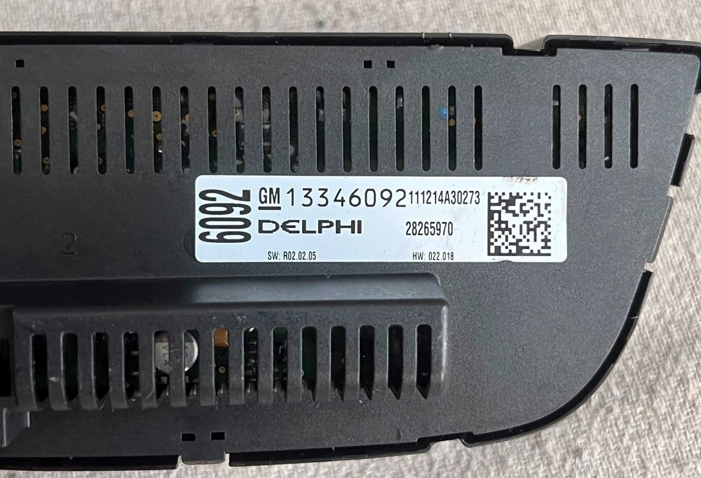 Panou comenzi climatizare Opel Astra J / Zafira C GM13346092 Delphi