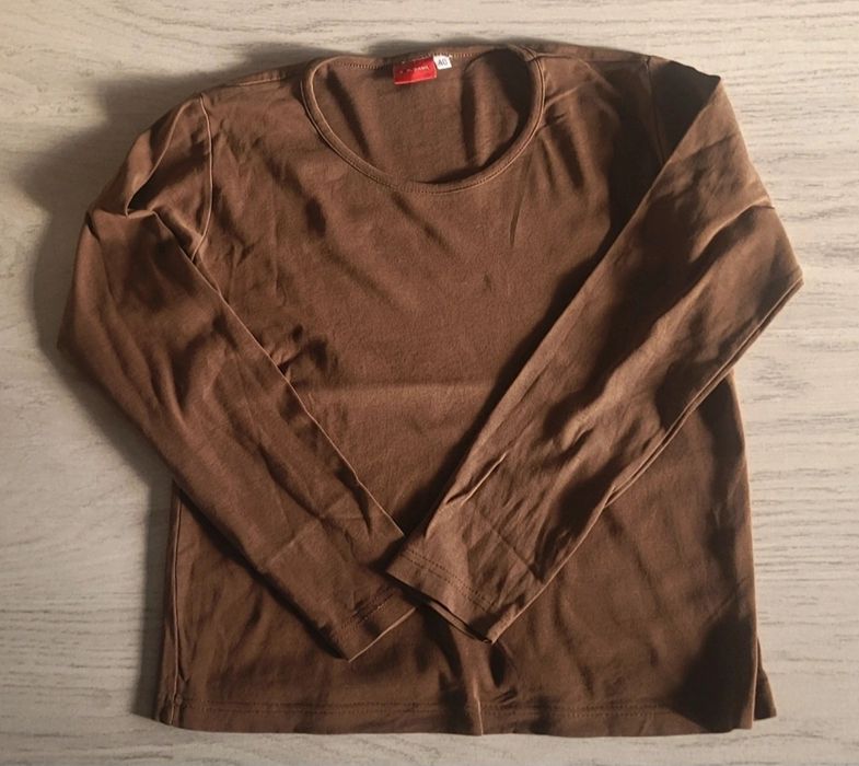 Bluza cu maneca lunga maro