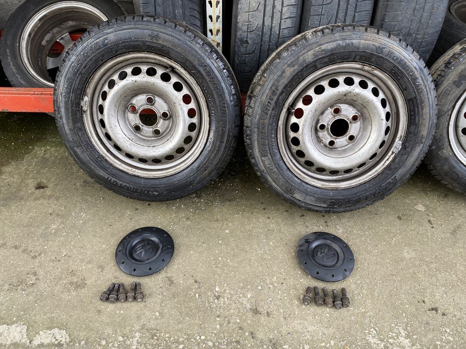 Jante+cauciucuri 205/65R16C Vw Transporter T5 Pret 1000 lei setul