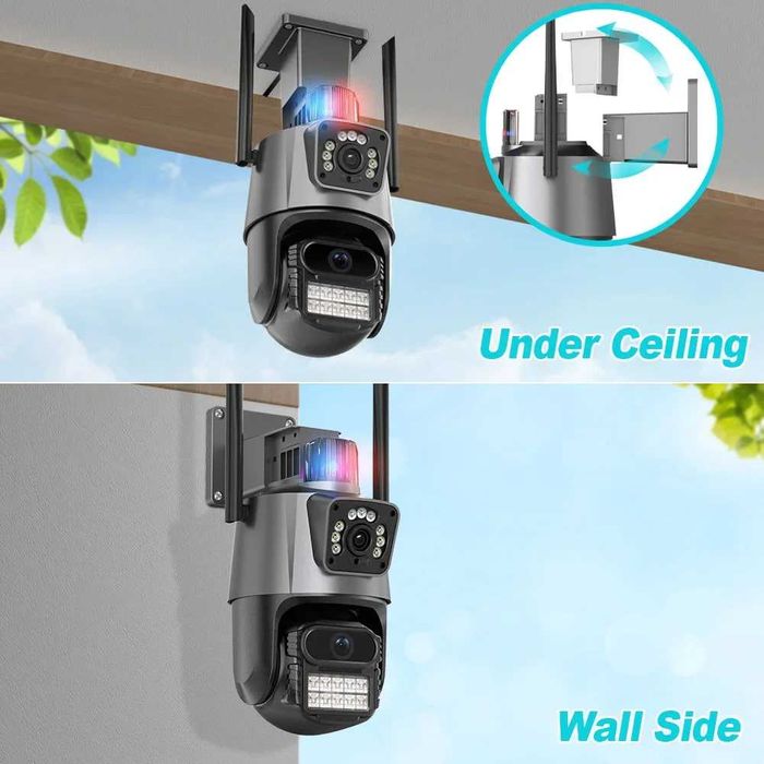 Wi-Fi IP-камера camera с двойным экраном для системы видеонаблюдения