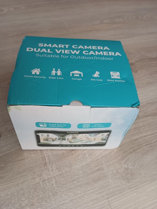 Ip WiFi камера 10 МР МП видеонаблюдения уличная беспроводная двойная.