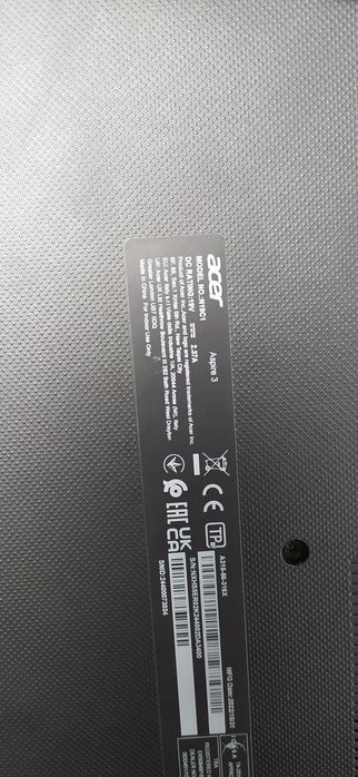 Продается ноутбук acer aspire 3 N19C1