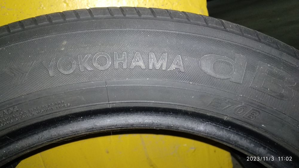 Продам две летние шины yokohama