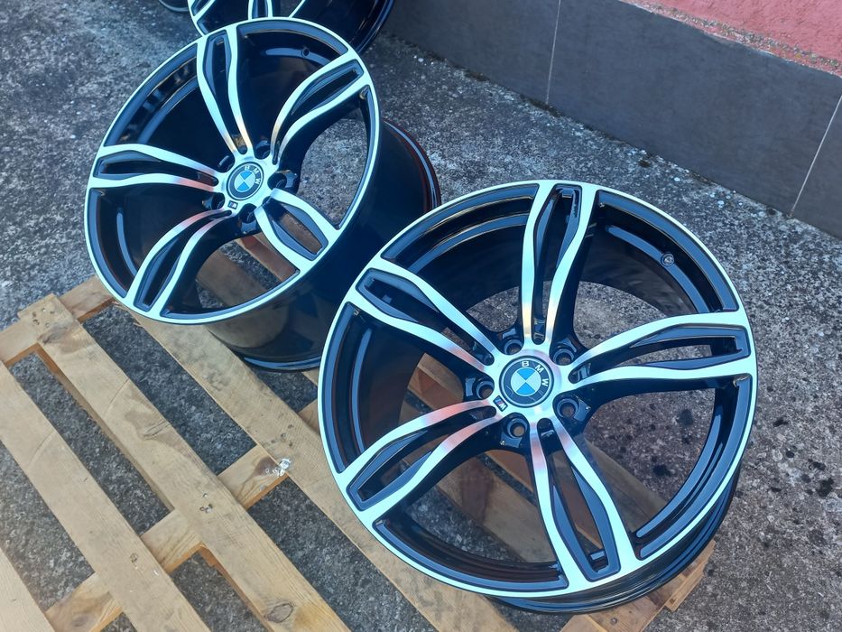 20"Bmw Style 343 F10 F11 F12 F13 8.5j et33 10j et37 Black Polish Спорт Пакет Чисто Нови..