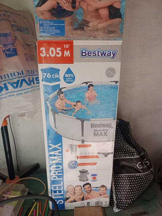 Бассейн каркасный