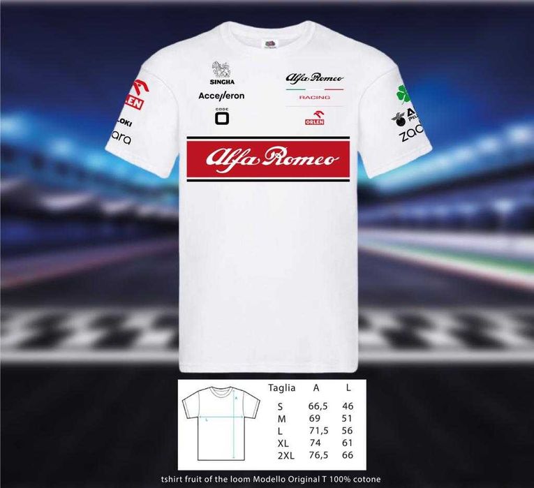 Tricou fan ALFA ROMEO FORMULA 1 Valtteri Bottas idee cadou