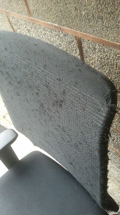 Офис стол Interstuhl със забележки по тапицерията