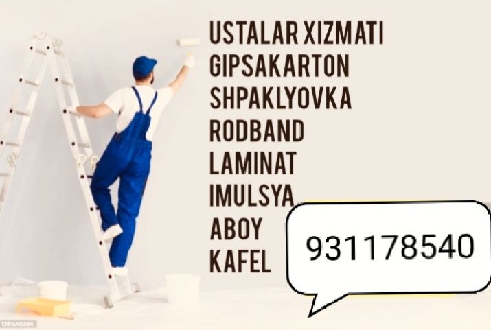 Ustalar  xizmatingizda