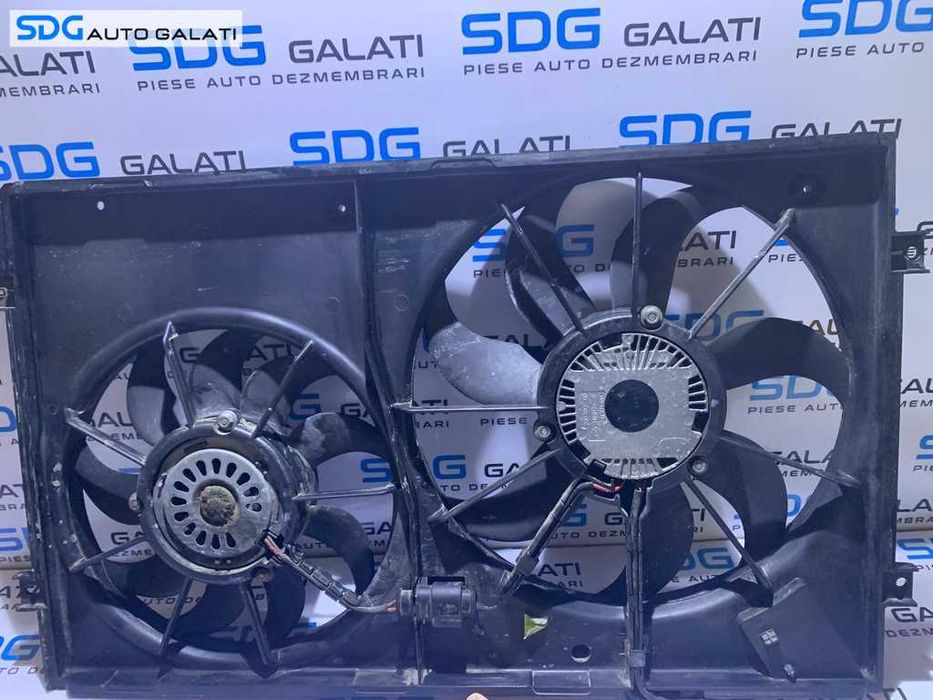 Ventilator Electroventilator Apa si AC Clima VW Touran 1.6 FSI BAG BLP BLF / 2.0 FSI BLX BLY BLR BVZ BVY / 1.9 TDI BXF BXE BLS BXJ 2003 - 2010 Cod 1K0121207T [V0826]