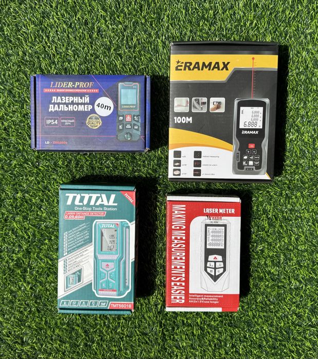 Лазерные дальномеры: 40 м, 60 м, 80 м и 100 м