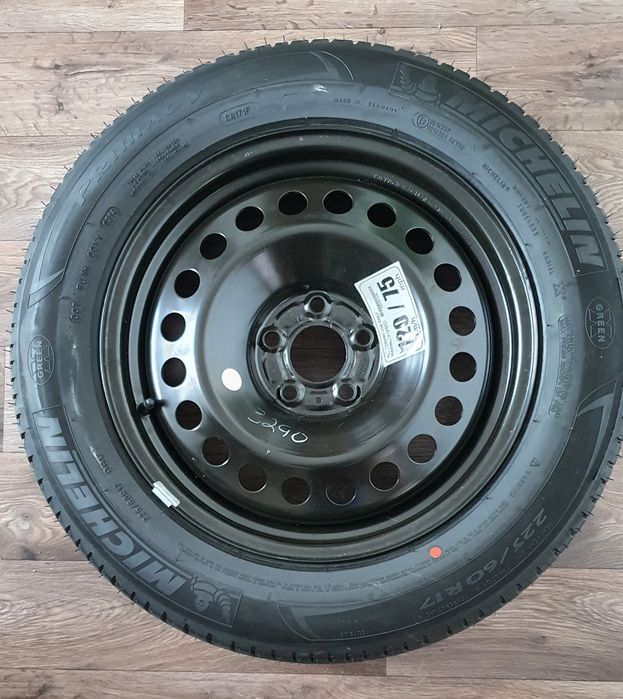 Roata rezerva R17,  cauciuc Michelin 225 60 R17