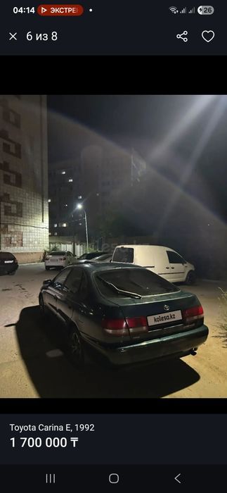 Toyota Carina e 1992 г 1.6 миханика