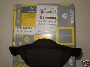Placute frana fata Renault Laguna 2, Megane 1, Wind, Originale fara indicator uzura 7701209808