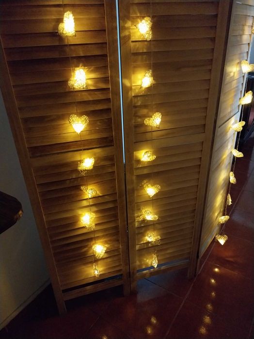 Vand paravan decorativ extensibil evantai