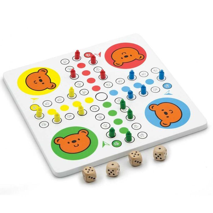 Чисто нова  "Дървена мозайка и Не се сърди човече" от Viga toys.