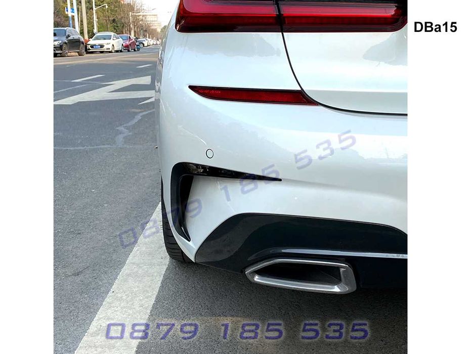 Тунинг лип спойлер задна броня BMW 3 G20 G21 бмв г20 г21 добавка