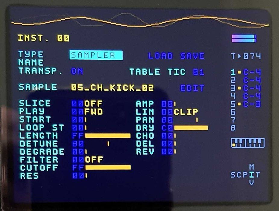 M8 Headless - tracker, sequencer, synthesizer ~ Dirtywave M8 groovebox